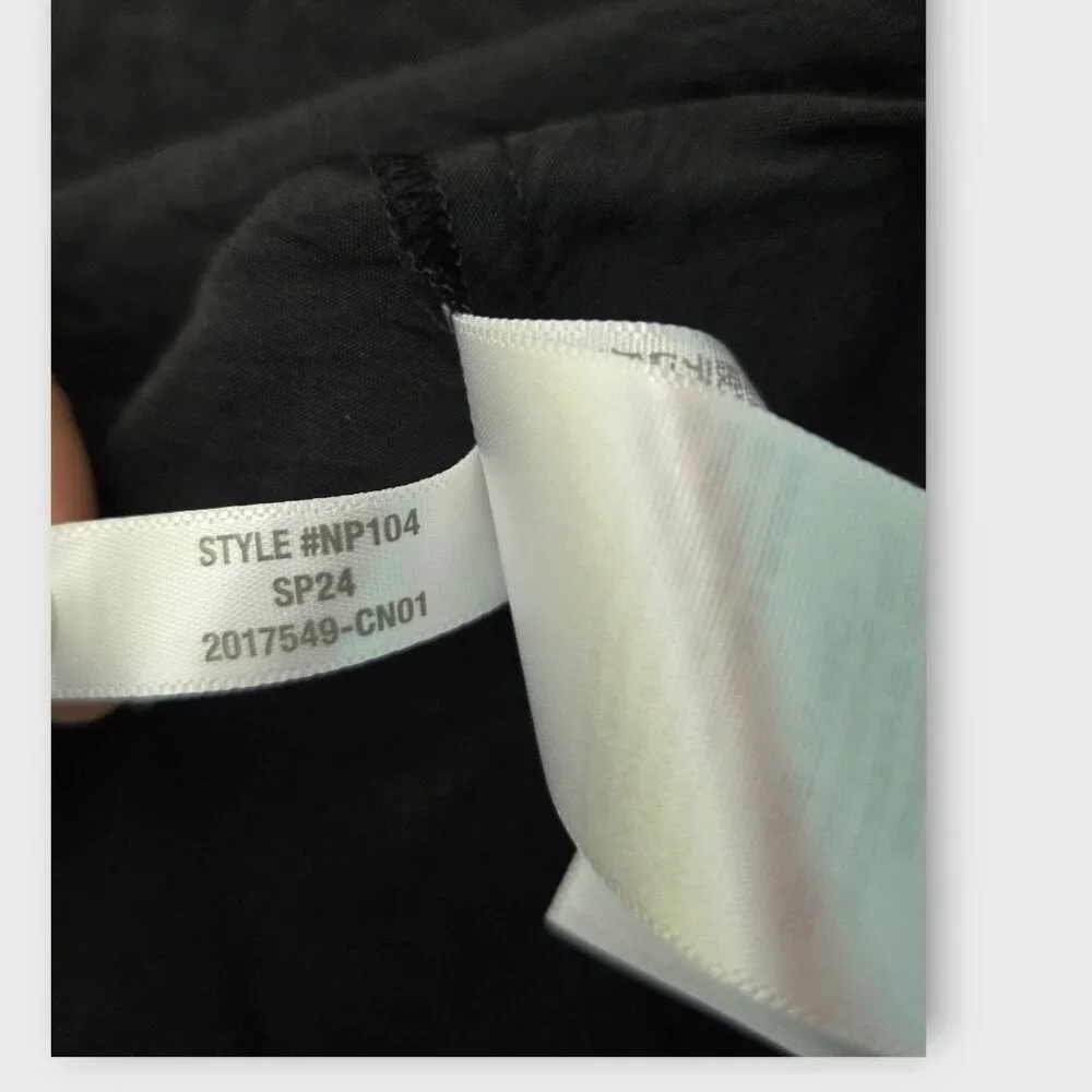 MADEWELL The Ariana Midi Dress Black NWT - Picture 8 of 8